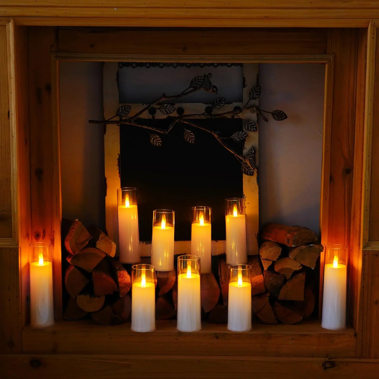 Flameless Acrylic LED Candles