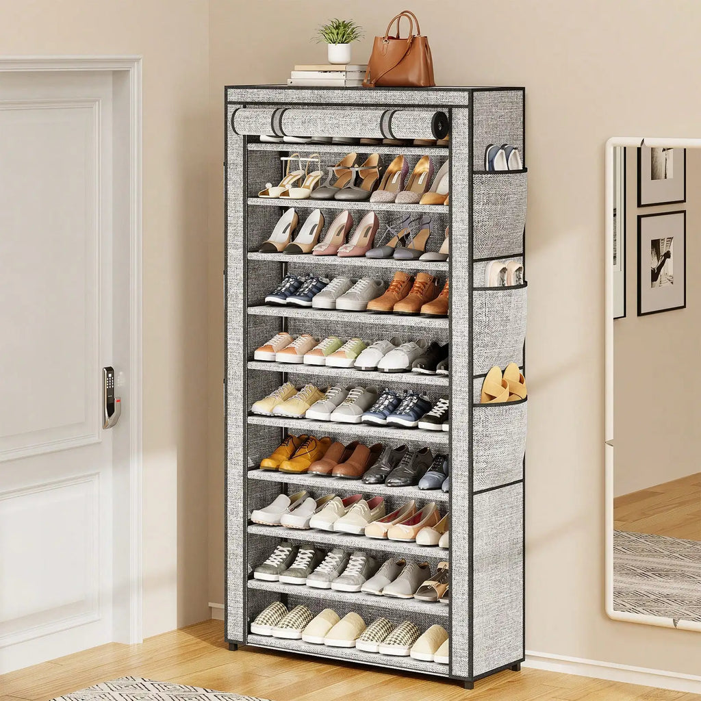 10-Tier Shoe Storage Cabinet