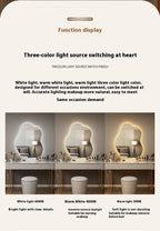 Irregular LED Accent Wall Mirror