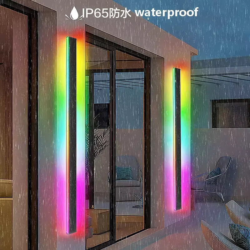 Remote-Control Outdoor Wall Light
