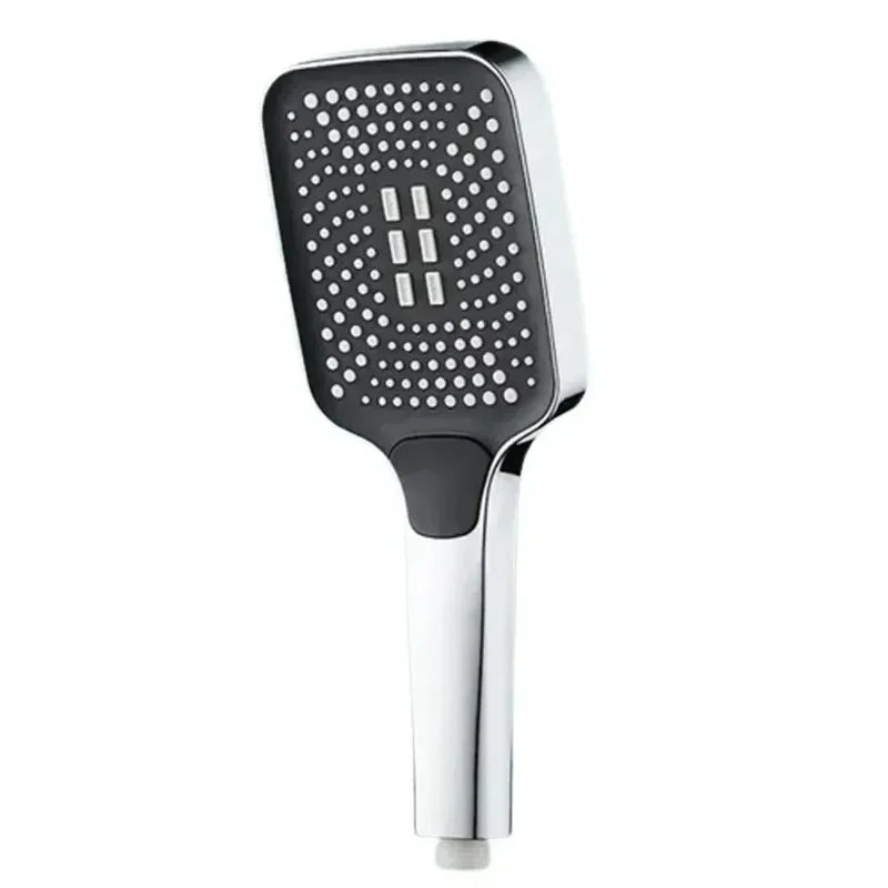 HTMCK Adjustable 3‑Mode High Pressure Shower Head, Large Flow Water‑Saving Rainfall Shower Head for Bathroom