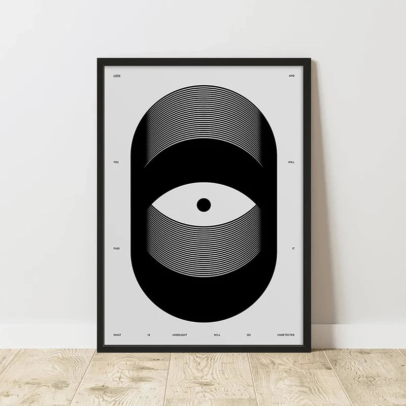 Retro Abstract Composition Canvas Print