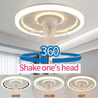 6-Speed Remote-Control Ceiling Fan with Light