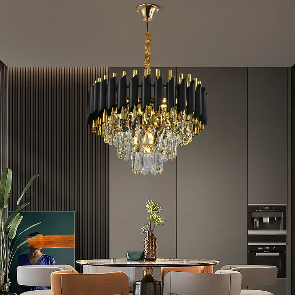 3-Story Crystal Chandelier