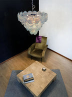 Murano Glass Dimmable LED Chandelier