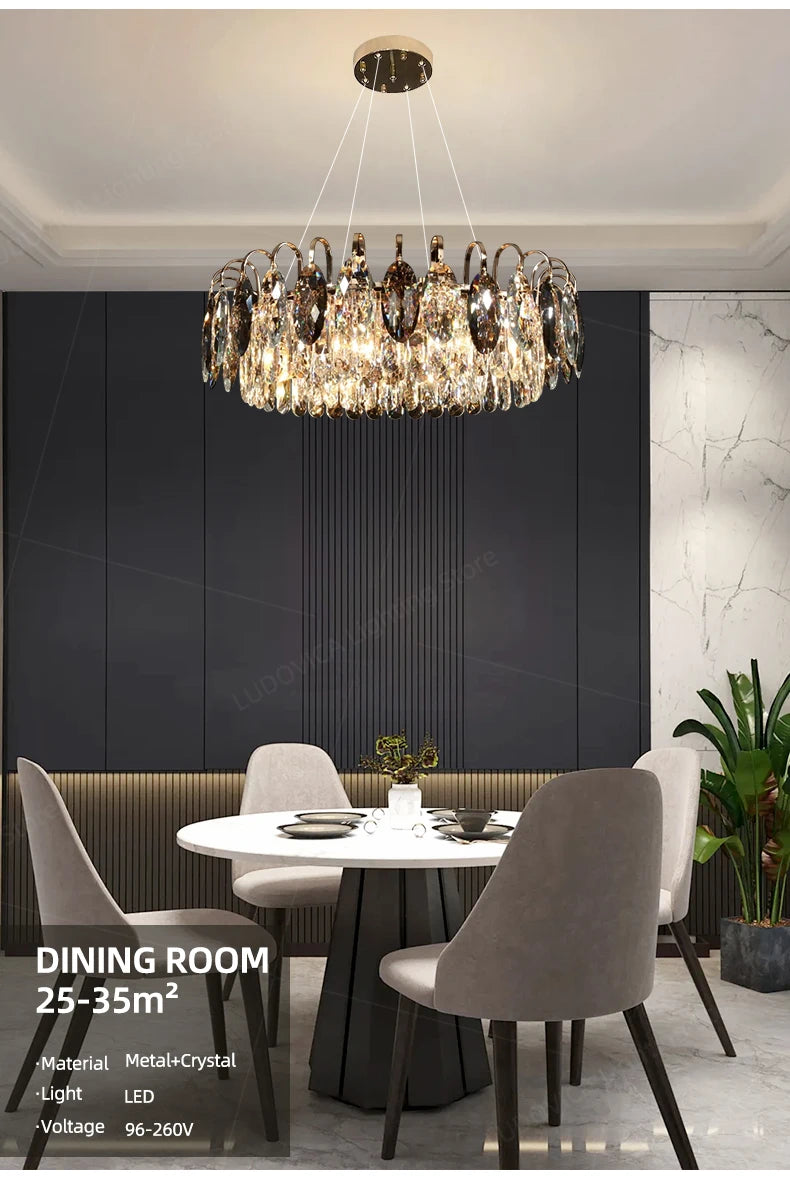 Modern Luxury Crystal Chandelier
