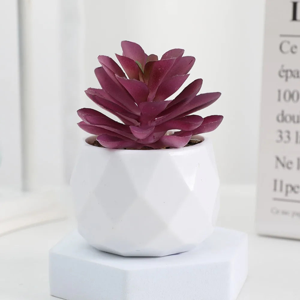 Lifelike Faux Succulent Arrangement