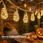 Hemp Solar Outdoor String Lights