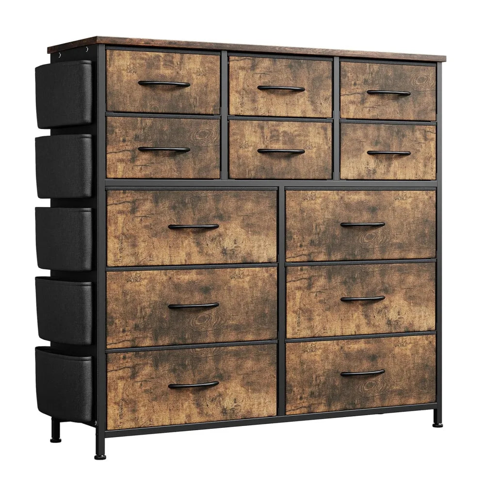 12-Drawer Fabric Storage Dresser