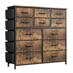 12-Drawer Fabric Storage Dresser