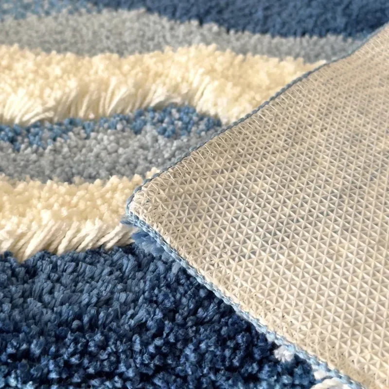 Ocean Wave Tufted Accent Rug
