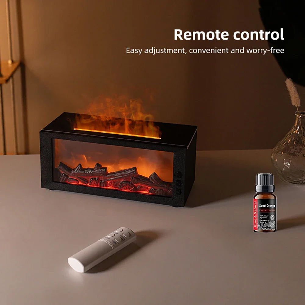 300ml Remote-Control Fireplace Diffuser