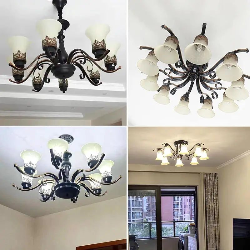 Glass Vintage Chandelier