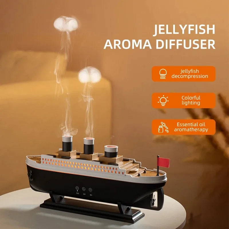 Color-Light Rain Cloud Aroma Diffuser