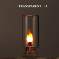 USB Flickering Glass Flame Light