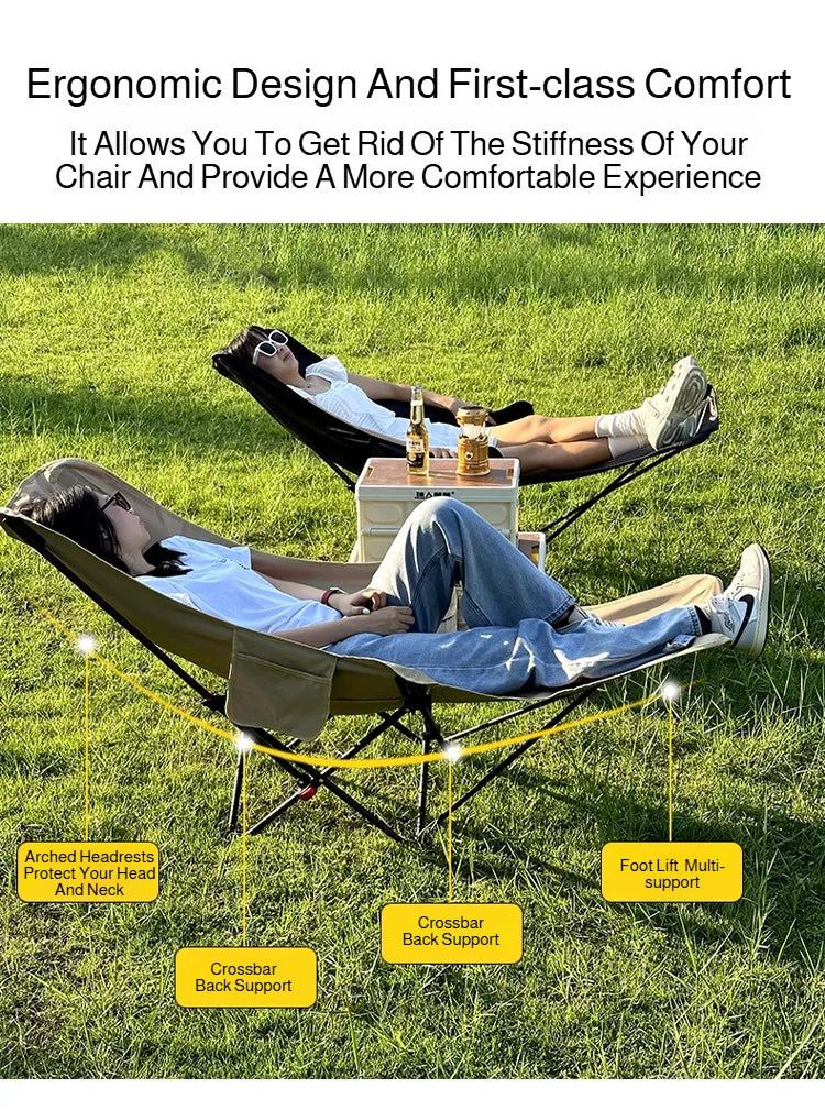 Folding Recliner Chair with Leg Rest