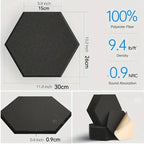 Hexagon Peel & Stick Acoustic Panels