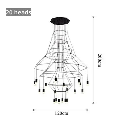 Acrylic LED Chandelier