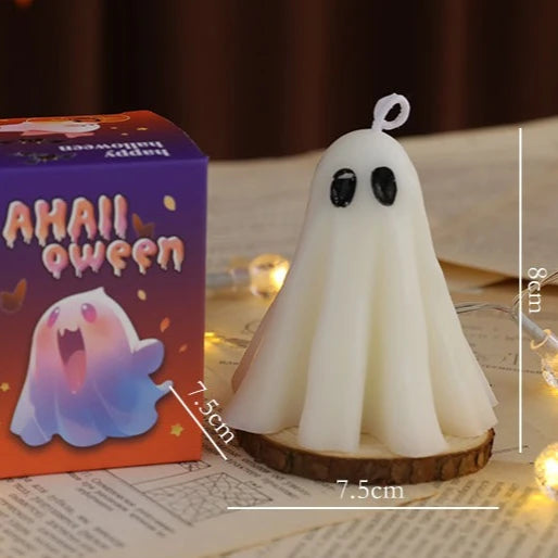 Halloween Ghost Candle Atmosphere Home Modeling Wax Set Ghost Premium Gifts Aromatherapy Home Decoration Gifts