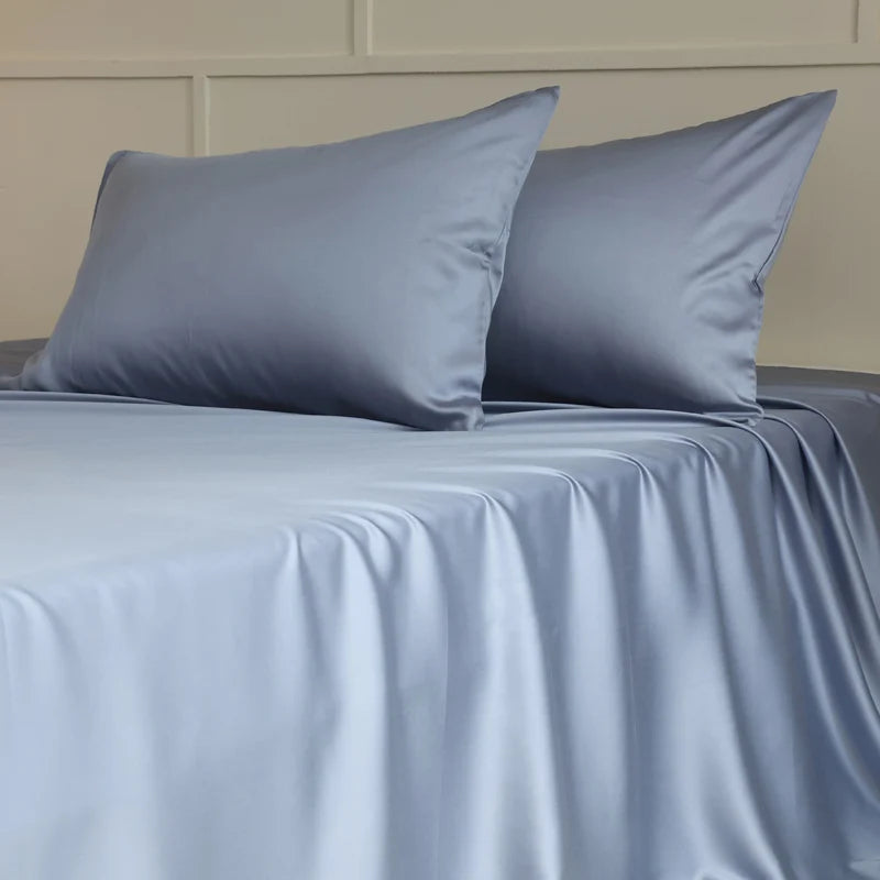 100% Silk Bed Sheet Set Luxury Mulberry Silk Bedding Sets Twin Full Double Queen King Size Fitted Sheet Flat Sheet Pillowcase