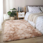 Fluffy Long-Pile Washable Area Rug