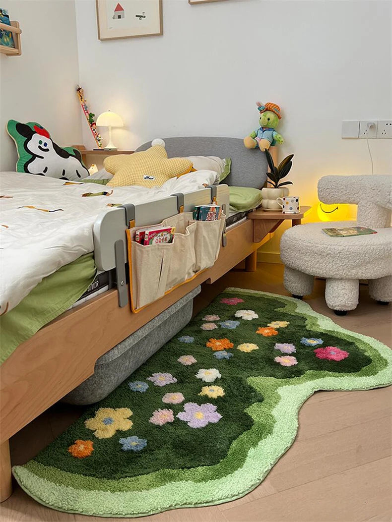 Floral Tufted Accent Rug