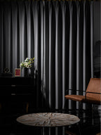Fully Blackout Curtains, Hook Type Bedroom, Living Room, Thermal Insulation, Balcony, Sun Protection, Sunshade Fabric
