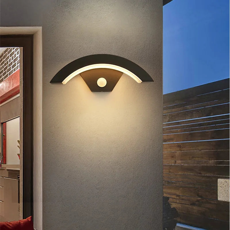 Motion-Sensor Outdoor Wall Light