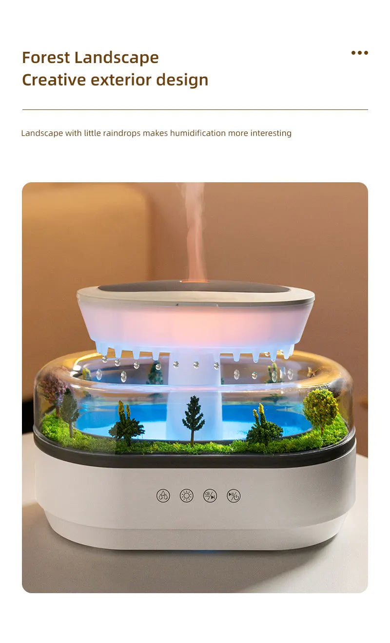 White-Noise Rain Cloud Humidifier