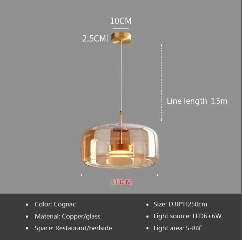 Glass Pendant Light