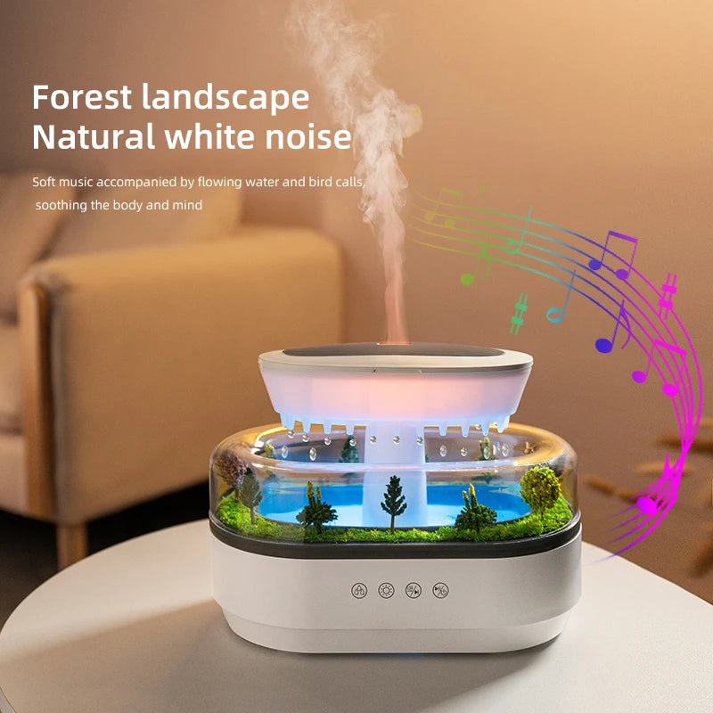 White-Noise Rain Cloud Humidifier