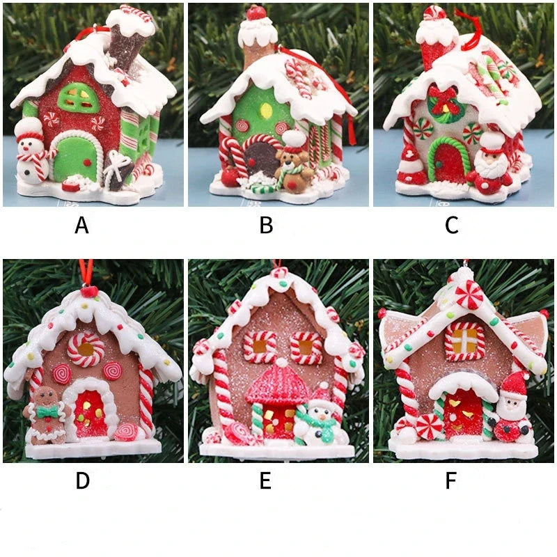 Gingerbread LED pendant ornament product detail