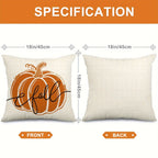 Vintage Pumpkin Fall Pillow Covers