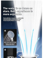 New High Pressure Water Saving Filter Shower Head 5 Modes Handheld Shower Head One Button Stop Bathroom Accessories Set