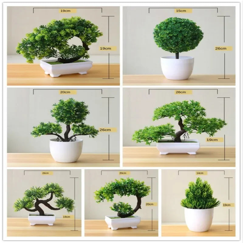 Artificial Potted Plant — detail view