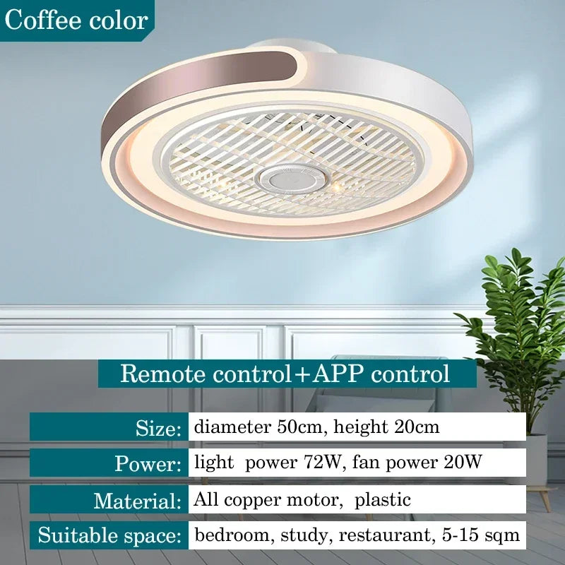 Smart Ceiling Fan with Light