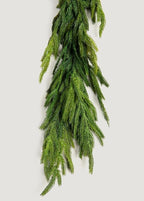 Real-Touch Norfolk Pine Christmas Garland