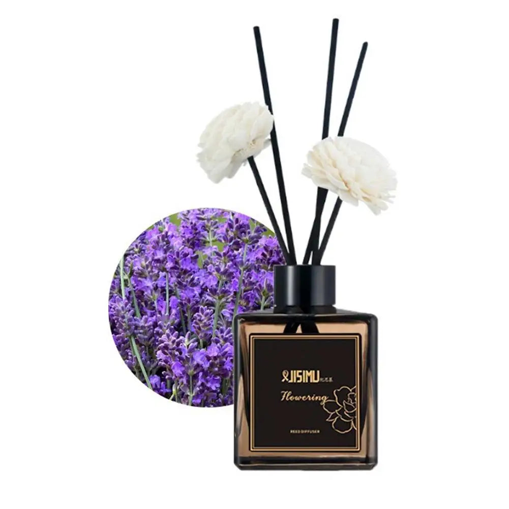 Reed Diffuser Set For Bathroom Air Fresheners,Jasmine Scented Oil Diffuser With Sticks,Aromatherapy Oil Reed Diffuser Home Decor