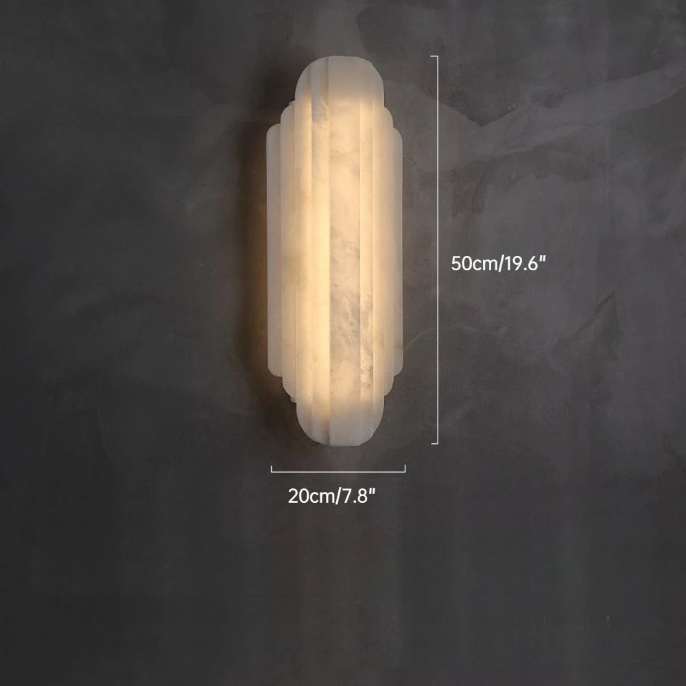 Natural Marble Wall Light