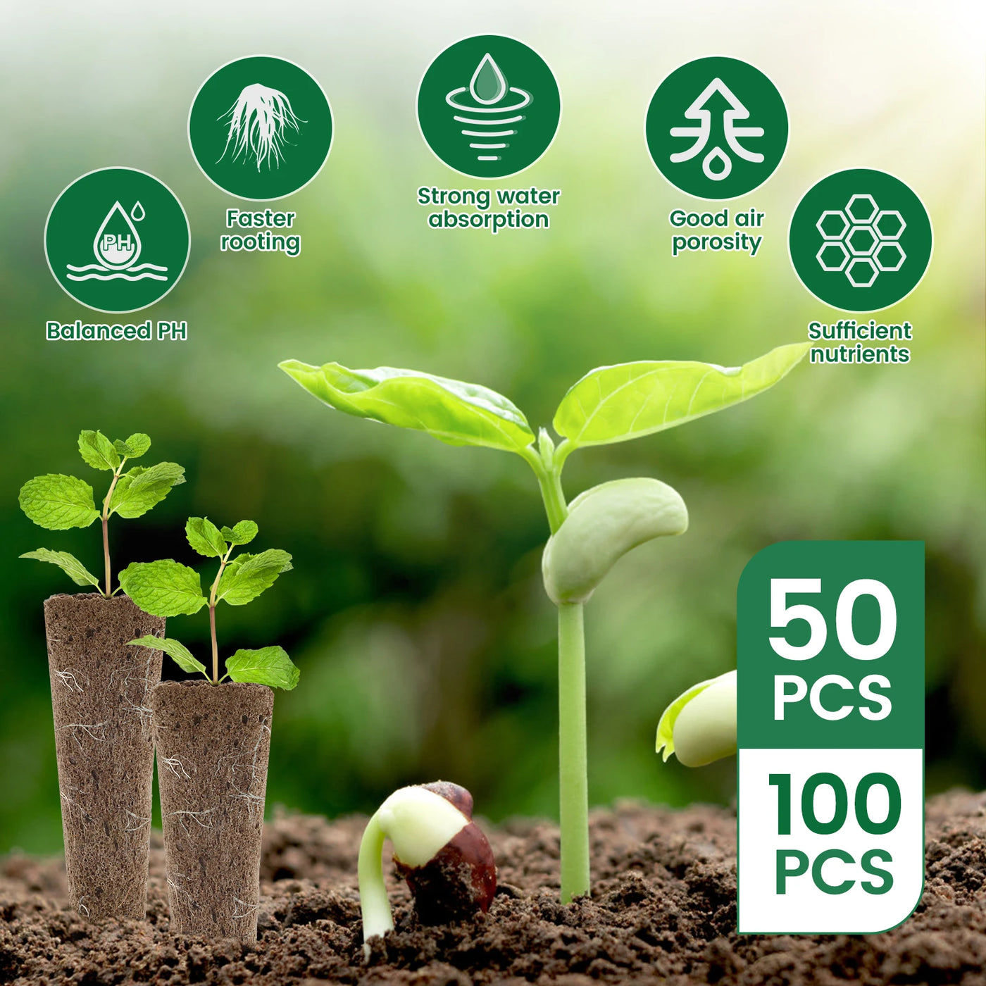 Seed Pods Hydroponic Grow Sponge Kit — additional view