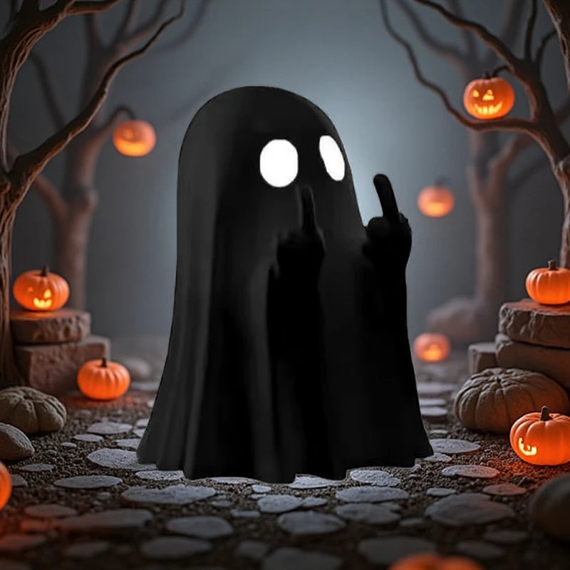 Cheeky Ghost Middle Finger Figurine