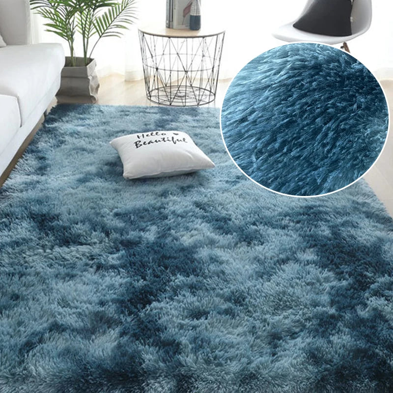 VelvetPlush Tie-Dye Area Rug