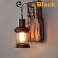 Wood Industrial Wall Light