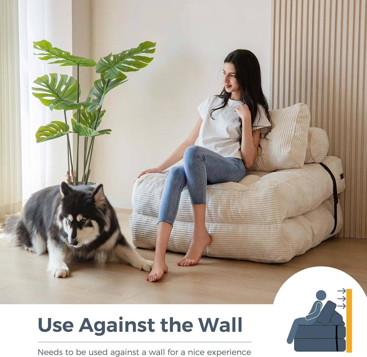 FoldEase Convertible Sleeper Chair