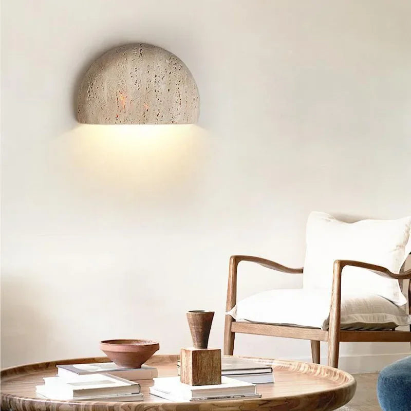 Wabi-Sabi Stone Retro Living Room Wall Porch Corridor