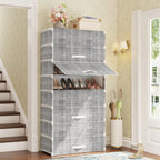 9-Tier Dustproof Shoe Storage Cabinet