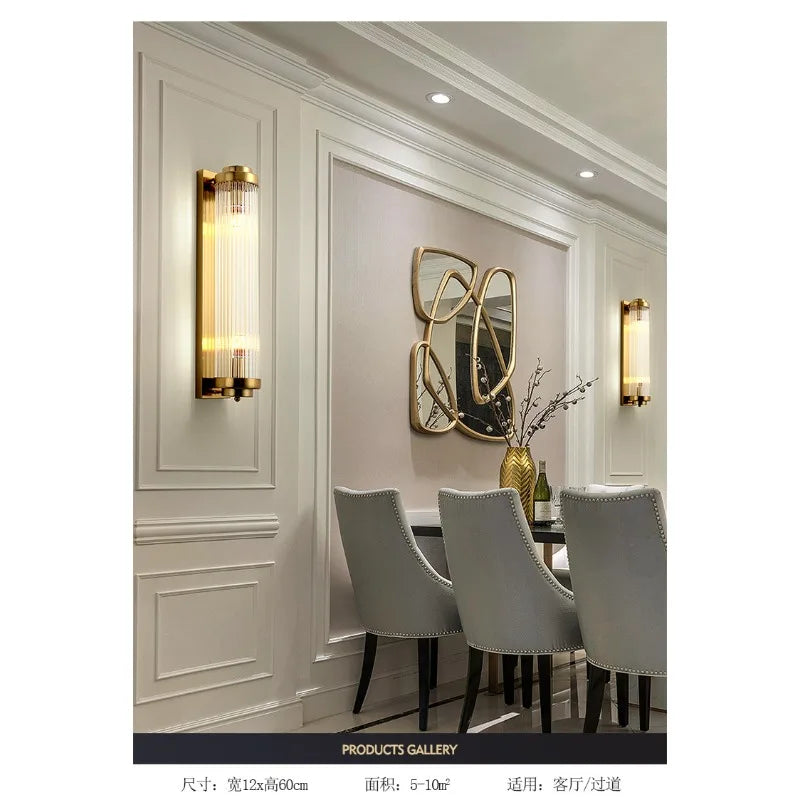 French Crystal Wall Sconce