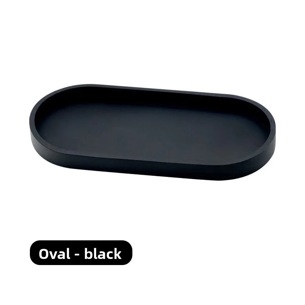 Silicone Wave-Edge Vanity Tray