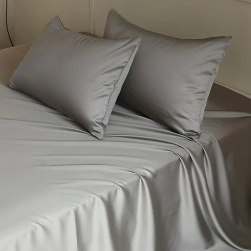 100% Silk Bed Sheet Set Luxury Mulberry Silk Bedding Sets Twin Full Double Queen King Size Fitted Sheet Flat Sheet Pillowcase