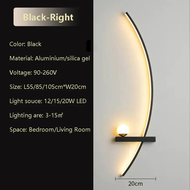 Smart Remote-Control LED Wall Light